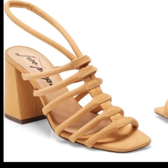 Free People Colette Sandal Hot Orange - Picture 15 of 15